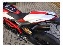 Ducabike Seat cover, black-red - Ducati 821 / 939