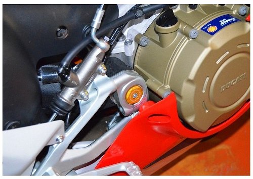 Ducabike Frame guards, gold - Ducati Panigale V4