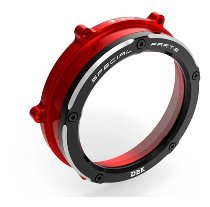 Ducabike Clutch cover, red-black - Ducati Panigale V4