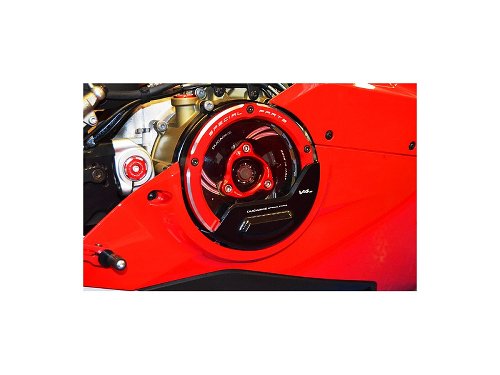 Ducabike Clutch cover, black - Ducati Panigale V4