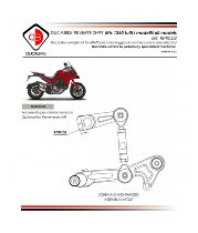 Ducabike Leva di inversione Ducati MTS 1260 Nero