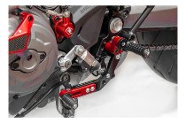 Ducabike poggiapiedi Ducati HYPM 950 Nero-Rosso