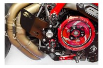 Ducabike Footrest system, black-red - Ducati 950 Hypermotard