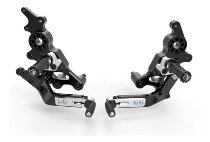 Ducabike Footrest system, black-silver - Ducati 950