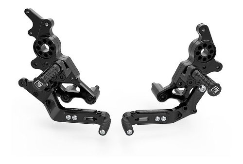 Ducabike Footrest system, ECO, black - Ducati 950