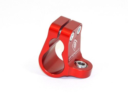 Ducabike Clamp, steering damper, red - Ducati 749 / 999 /