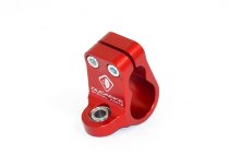 Ducabike Clamp, steering damper, red - Ducati 749 / 999 /