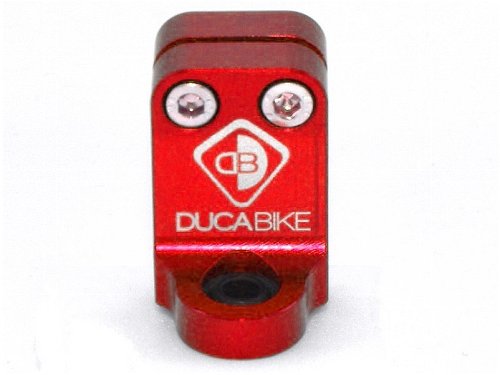 Ducabike Clamp, steering damper, red - Ducati 749 / 999 /