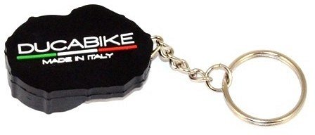 Ducabike Key chain ´clutch cover´, red-black