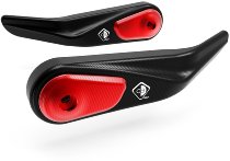 Ducabike Handguard protection, black-red - Ducati 950, 1200,
