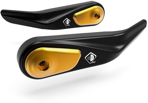 Ducabike Handguard, black-gold - Ducati 950, 1200, 1260