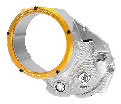 Ducabike Clutch cover, open, silver-gold - Ducati