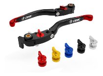 Ducabike kit de manetas de freno/embrague, ajustables GP2