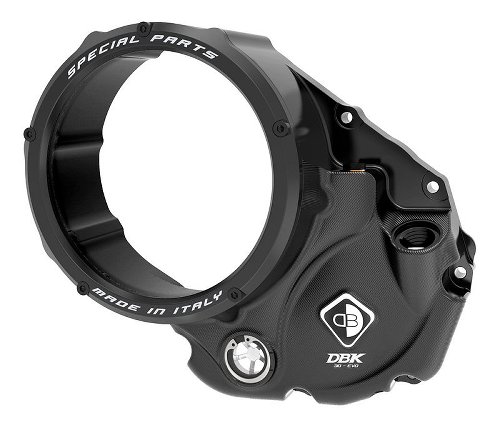 Ducabike Clutch cover, open, black - black - Ducati Monster