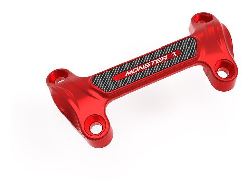 Ducabike Handlebar clamp, red - Ducati Monster 937