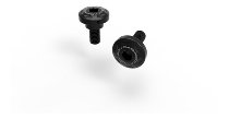 Ducabike Screw Set, Tank attachment ,2 pcs, black - Ducati