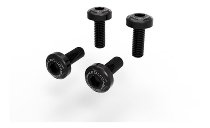 Ducabike Screw Set, back Cover ,4 pcs, black - Ducati