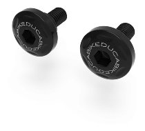 Ducabike Screw Set, Cover Shock Absorber ,2 pcs, black -