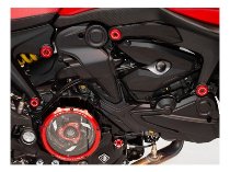 Ducabike Frame guards, 8 parts, red - Ducati Monster 937