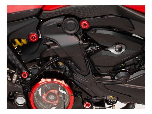 Ducabike Rahmenschützer-Set, 6teilig, rot - Ducati Monster