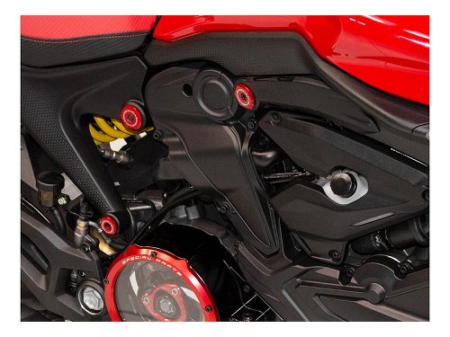 Ducabike Rahmenschützer-Set, 6teilig, rot - Ducati Monster