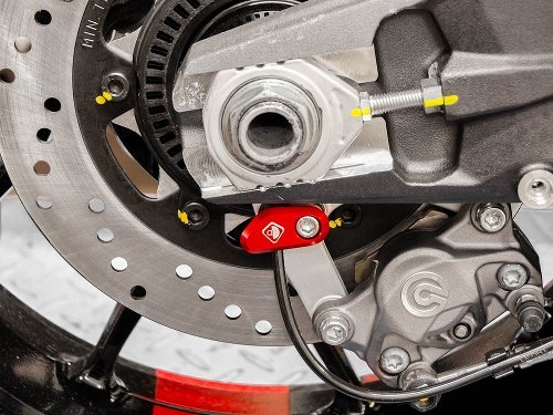 Ducabike Schutz ABS Sensor, rot - Monster 937 Hinterrad