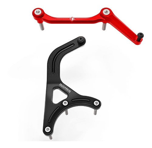 Ducabike holder set steering damper, red - Multistrada V4