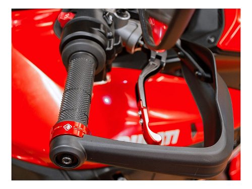 Ducabike Handlebar Endcaps, red - Ducati Multistrada V4