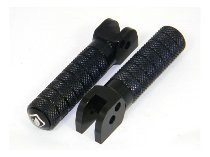 Ducabike Pillion Passenger Footpegs, black - Ducati