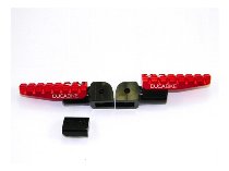 Ducabike Pillion Passenger Footpegs, red - Ducati