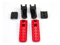 Ducabike Pillion Passenger Footpegs, red - Ducati