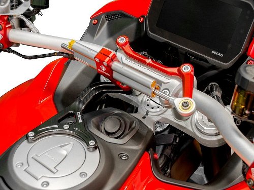 Ducabike Haltersatz Lenkungsdämpfer, schwarz- Multistrada V4