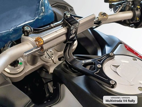 Ducabike Haltersatz Lenkungsdämpfer, schwarz- Multistrada V4