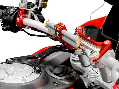 Ducabike Haltersatz Lenkungsdämpfer, schwarz- Multistrada V4