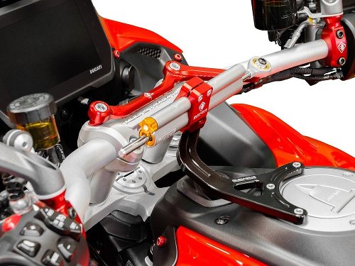 Ducabike Haltersatz Lenkungsdämpfer, schwarz- Multistrada V4