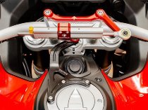 Ducabike holder set steering damper, red - Multistrada V4