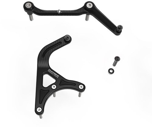 Ducabike holder set steering damper, red - Multistrada V4