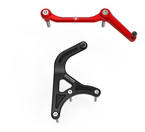 Ducabike holder set steering damper, red - Multistrada V4