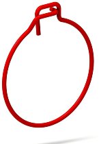 Ducabike Sicherungsclip, rot