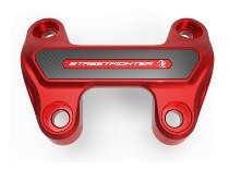 Ducabike Handlebar clamp, red - Ducati Streetfighter V2/V4