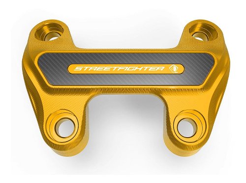 Ducabike Handlebar clamp, gold - Ducati Streetfighter V2/V4