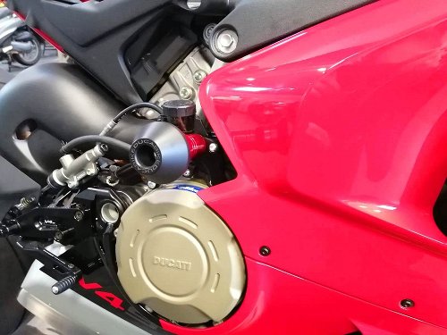 Ducabike protections de cadre, noir/rouge - Ducati Panigale