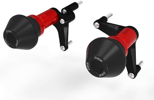 Ducabike protections de cadre, noir/rouge - Ducati Panigale