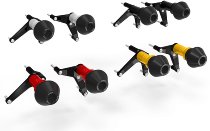 Ducabike frame protections, black/red - Ducati Panigale V4