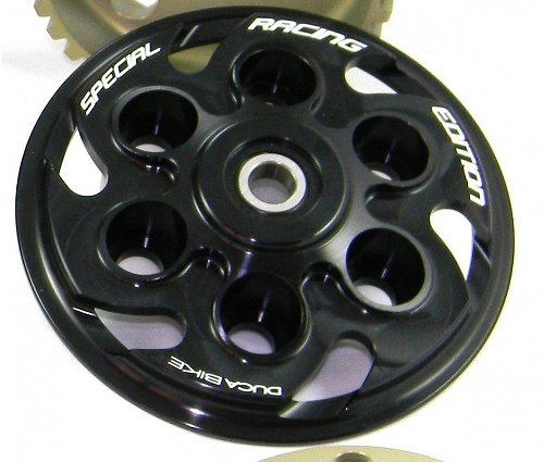 Ducabike Slipper Clutch, 6 Springs Pressure Plate, black -