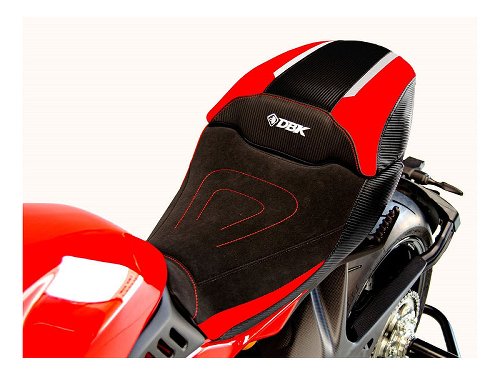 Funda asiento confort Ducabike Diavel V4, negro - rojo