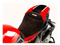 Ducabike comfort seat cover Diavel V4, black - red