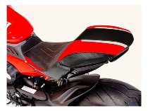 Funda asiento confort Ducabike Diavel V4, negro - rojo