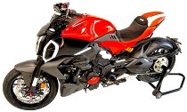 Ducabike coprisella comfort Diavel V4, nero - rosso - bianco