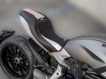 Ducabike Komfort Sitzbezug Diavel 1260, schwarz - rot